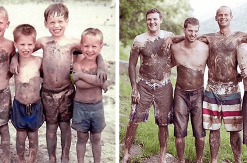  14 funny childhood photos that were created many years later