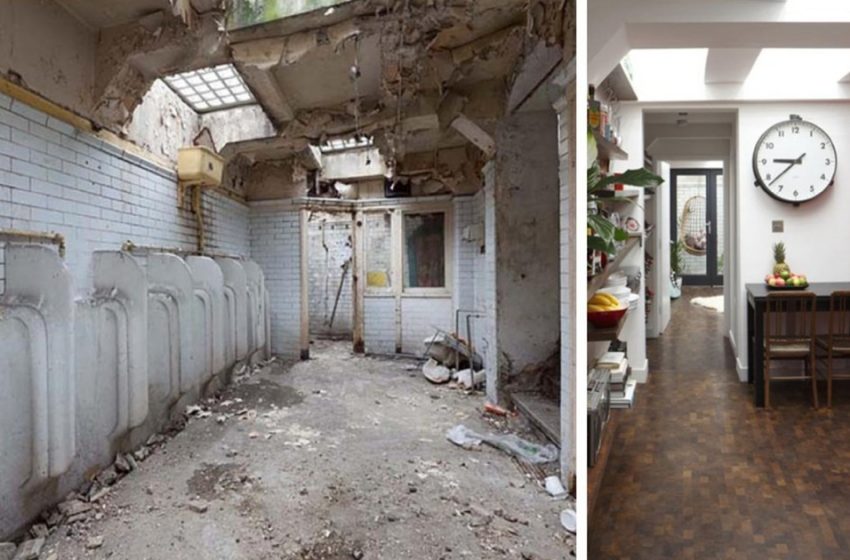  Woman turned abandoned public restroom into luxury home