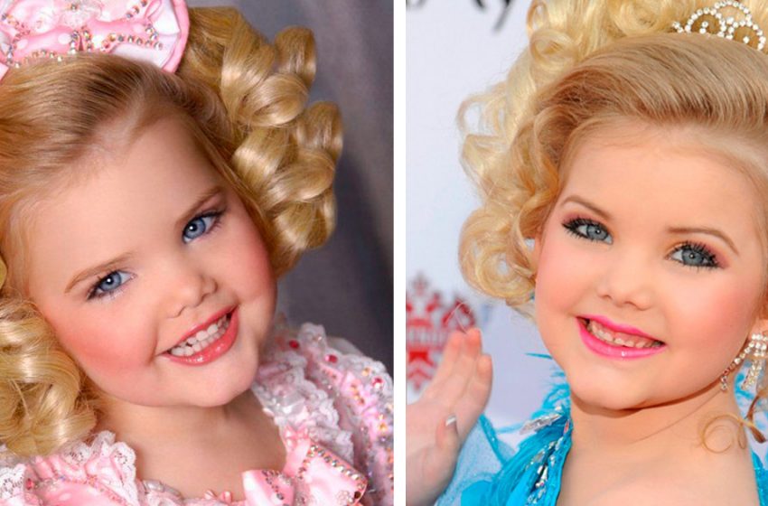  This baby has won beauty contests since she was 1, now she is 15 and this is how she has changed