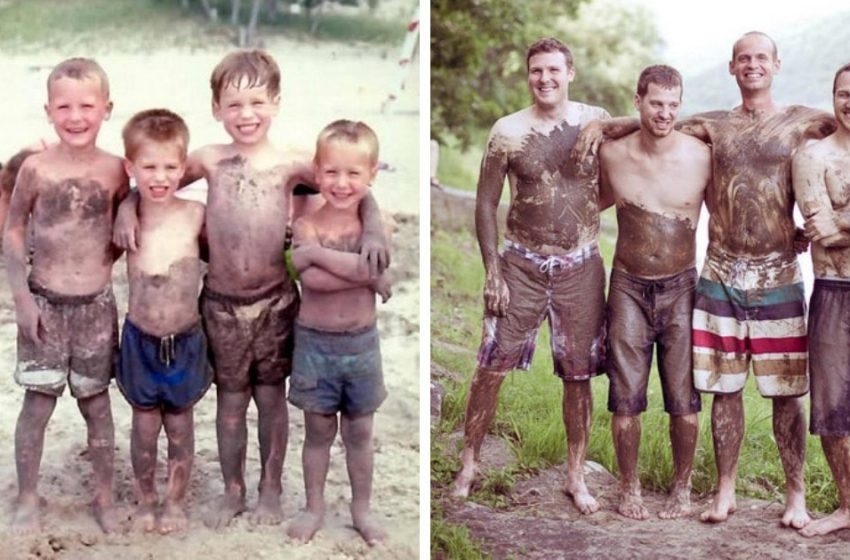  10 examples of how people were able to mentally and skillfully recreate a photo from the past