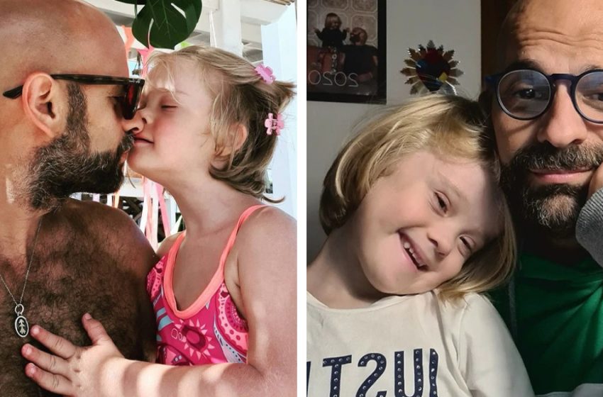  The single gay man and a little girl with Down Syndrome created a wonderful family