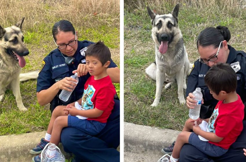  Missing 5-year-old boy with Down syndrome found with his faithful dog keeping him safe