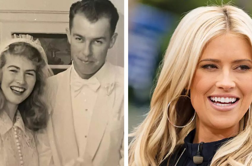  Christina Hall shares wedding photos of her grandparents-she looks just like her grandmother