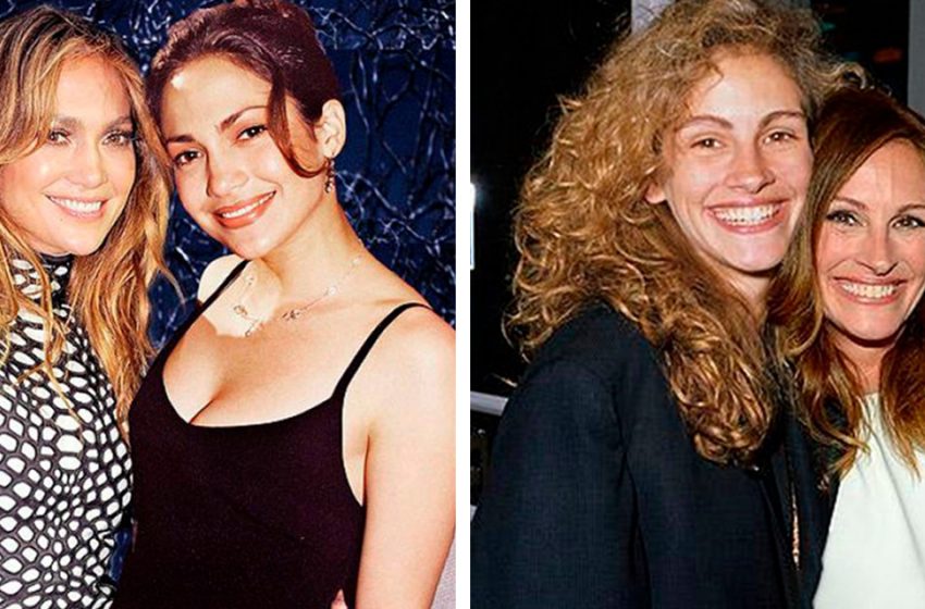  If celebrities met themselves in their youth