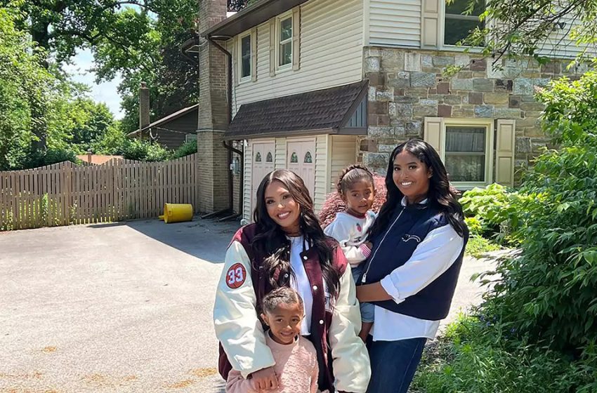  Vanessa Bryant congratulated Kobe on Father’s Day and visited his childhood home with his daughters