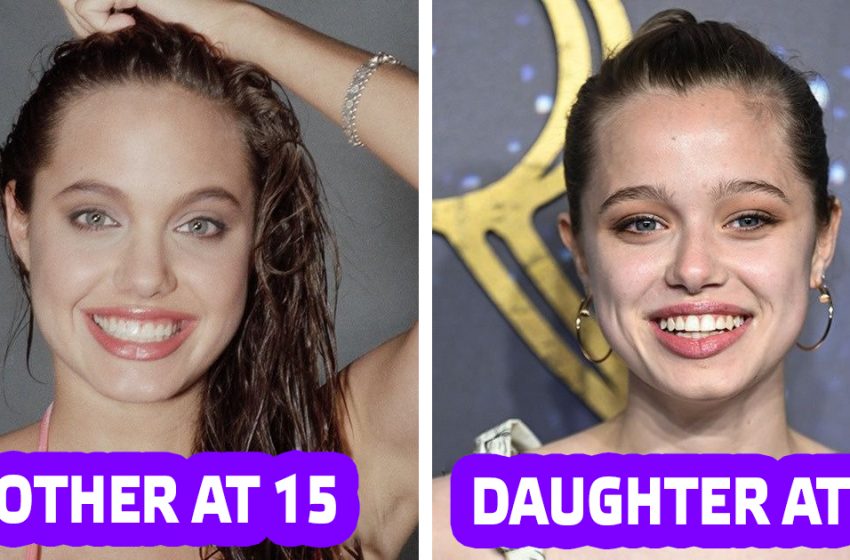  The wonderful pics of the worldwide celebrities and their children at the same age. They look gorgeous!