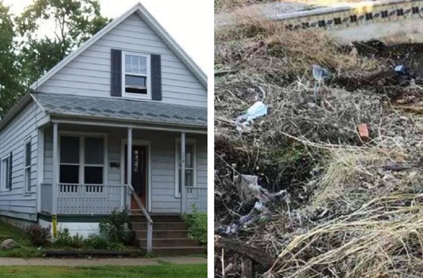  The man bought a house to sell in the future, but changed his mind when he found a very interesting surprise there