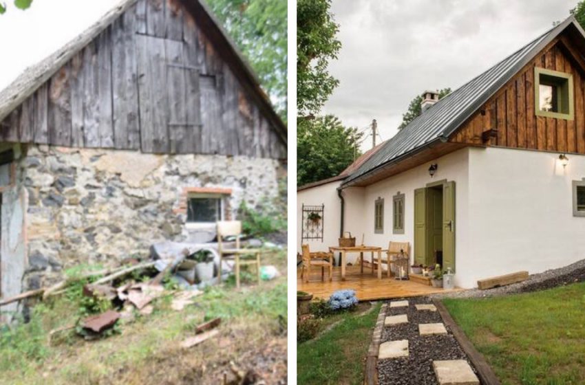  The couple bought an old house, restored and made it a wonderful place, like in a fairy tale