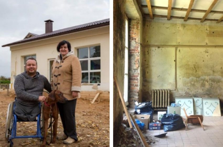  A man in a wheelchair was able to turn an abandoned store into a dream home