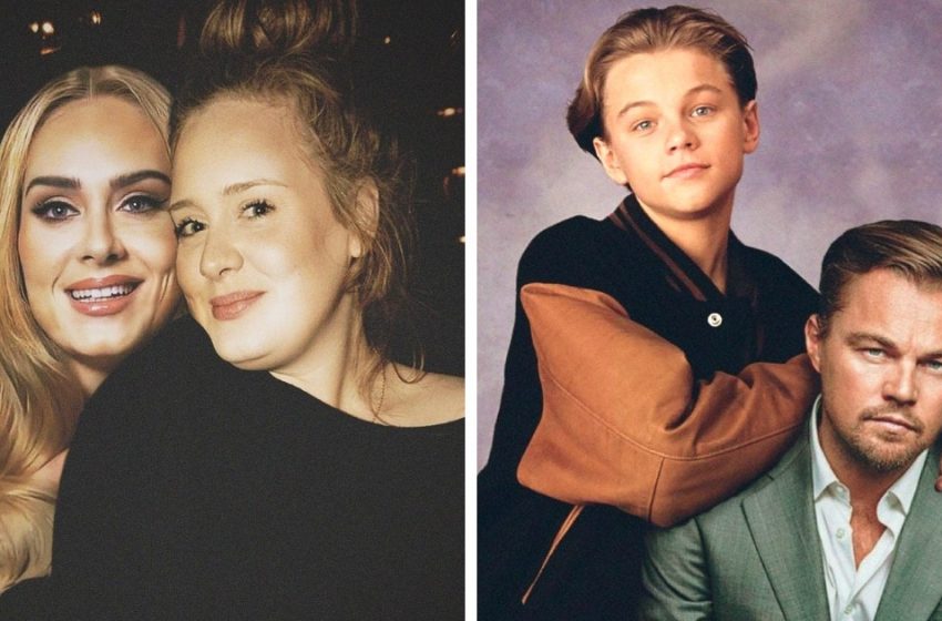  Some photos of celebrities and their younger versions thanks to the photoshop