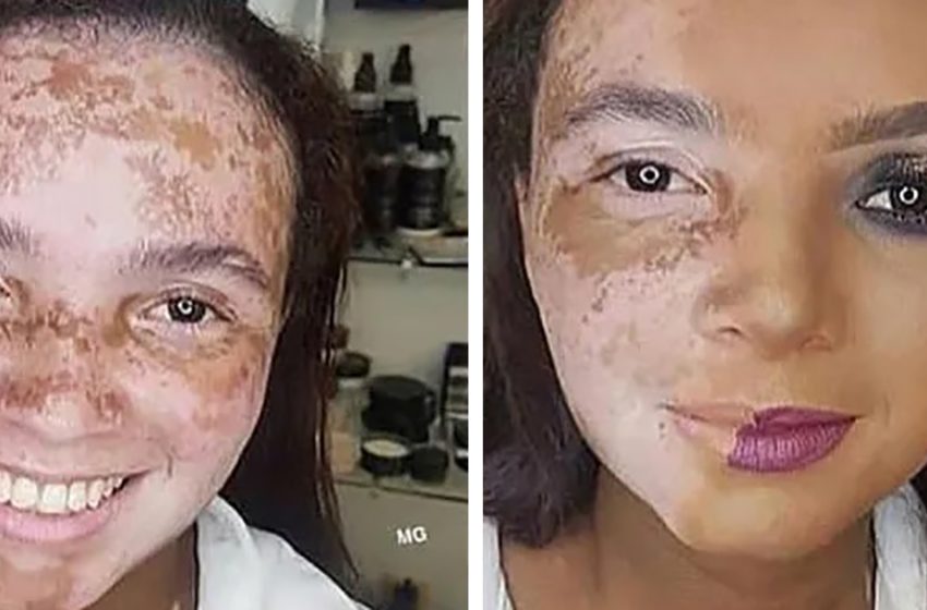  A new Instagram trend — girls post photos with and without makeup and ask which is better