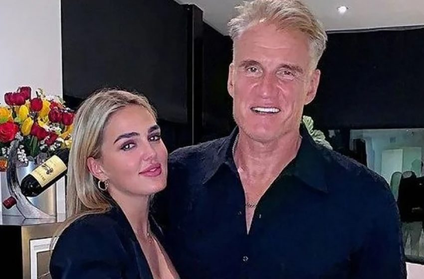  64-year-old Dolph Lundgren appeared in public with a 26-year-old bride