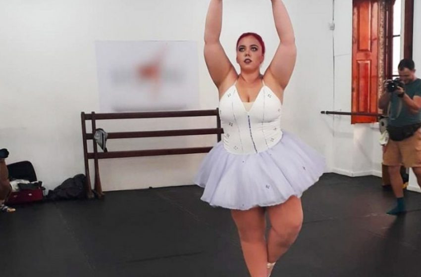  The famous ballerina, who weighs over 100 kg, shatters all stereotypes