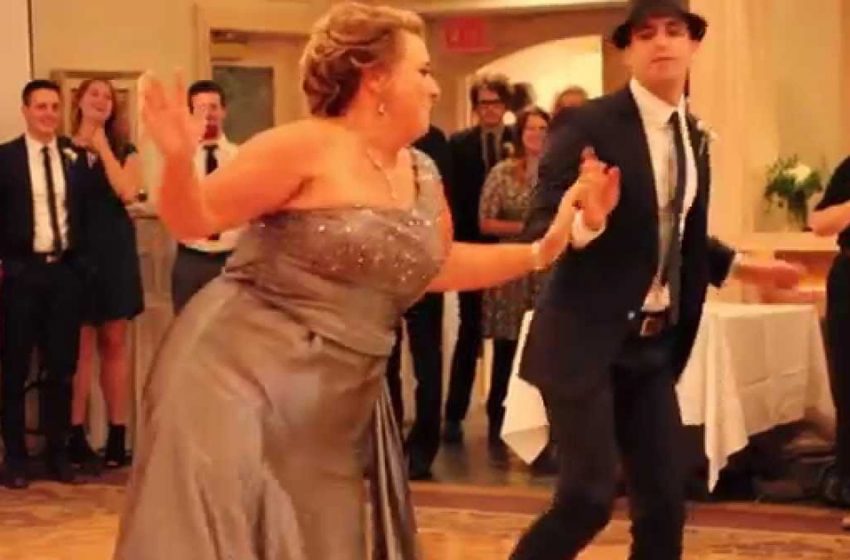  Mom’s funny dance at her son’s wedding amazed Internet users