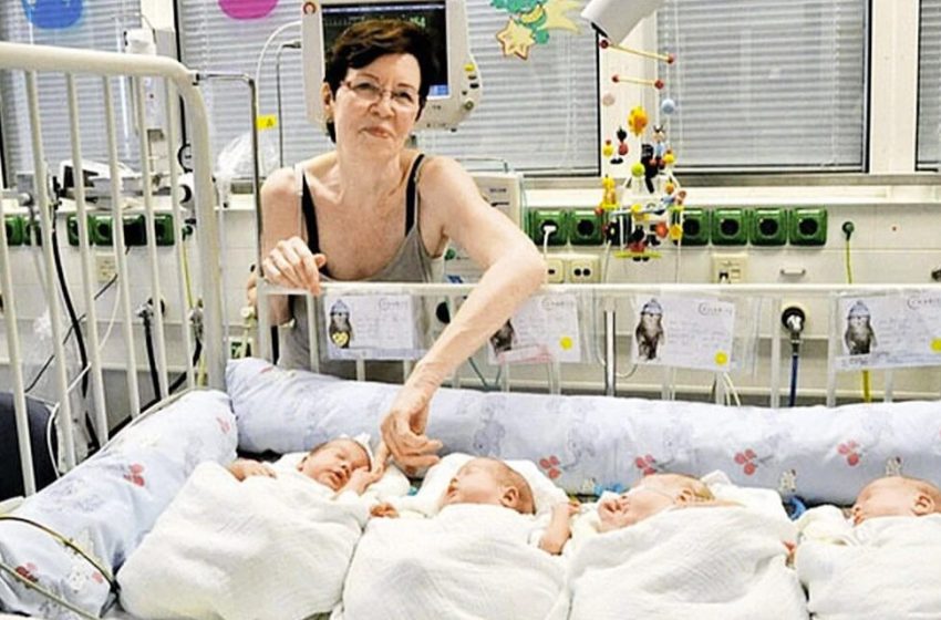  Una donna di 65 anni ha partorito quattro gemelli. Come è stata la loro vita dopo 3 anni?