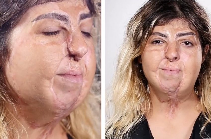  Sembra incredibile: il truccatore ha ripristinato la fiducia in se stessa della donna rendendola una star del web