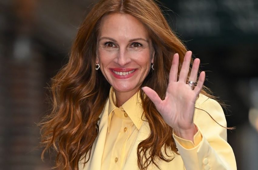  Ha mostrato le sue gambe snelle : Julia Roberts è apparsa incredibile in pantaloncini rosa e giacca alla première del film