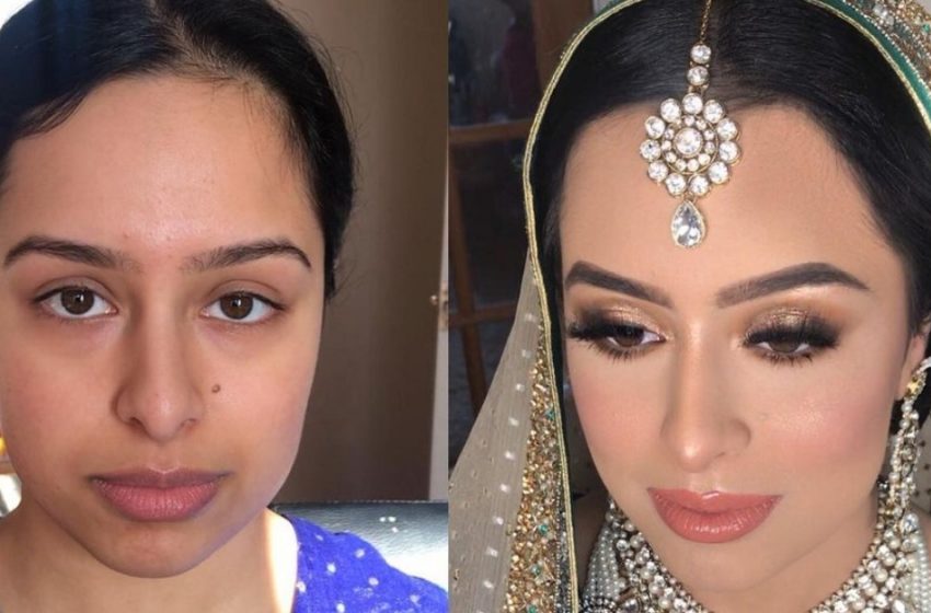  «Lo sposo potrebbe non riconoscere nemmeno la sposa dopo il matrimonio»: foto di spose arabe con e senza trucco!