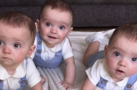 La mamma che ha dato alla luce tre gemelli identici mostra come sono cresciuti