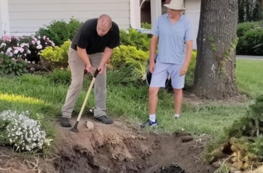  Sono tornata a casa e ho trovato mio marito e la sua ex-moglie a scavare nel mio giardino: il segreto nascosto che avevano sepolto dieci anni fa mi ha lasciato senza parole.