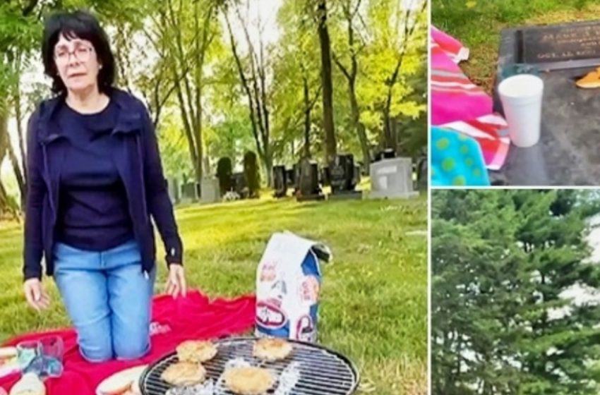  Mamma Scatena Polemiche per Aver Pranzato con i Figli sulla Tomba del Defunto Papà nel Giorno della Festa del Papà!: Scopri Tutti i Dettagli!