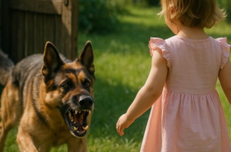 Urlavo dal terrore, pensando che il mio cane stesse attaccando la bambina. Ma in un attimo ho capito che, proprio così, le aveva salvato la vita.
