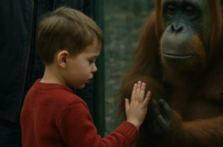 Dopo la morte della madre, il bambino non disse più una parola. Un solo incontro con un orangotango bastò a riportarlo alla vita
