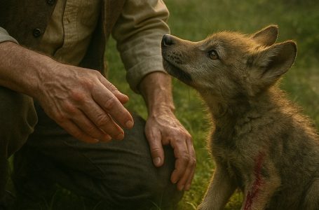 Un cucciolo di lupo ferito chiede aiuto a un pensionato: quello che l’uomo ha fatto vi commuoverà fino alle lacrime.