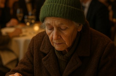 Una nonna con vestiti logori entrò in un ristorante elegante e chiese la zuppa più economica: tutti i commensali risero, finché qualcosa cambiò tutto