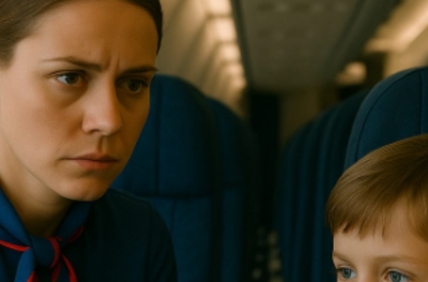 l gesto che ha salvato una vita»: un assistente di volo nota un segnale strano da un bambino — un’ora dopo, l’intero volo viene evacuato
