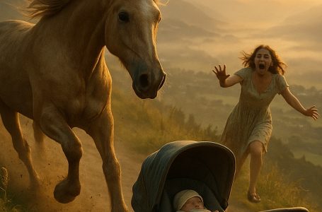 Un cavallo si è lanciato da una scogliera e ha salvato un neonato. Nessuno si aspettava che lo facesse.