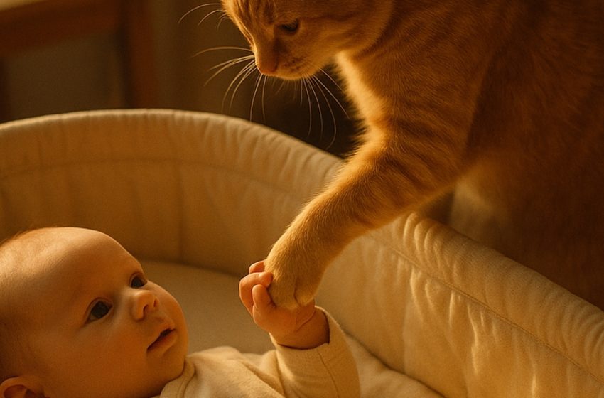  La mamma si svegliò a causa di un forte miagolio. La gatta stava davanti alla culla, facendo qualcosa che le fece rizzare i capelli in testa.