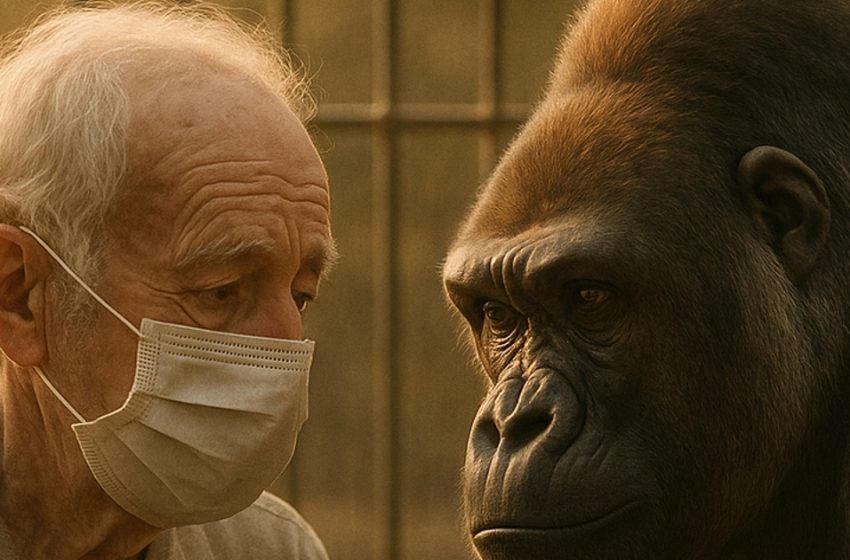  Ha salvato una gorilla ferita nella foresta… Anni dopo si sono rincontrati, e ciò che l’animale fece lasciò tutti senza parole.