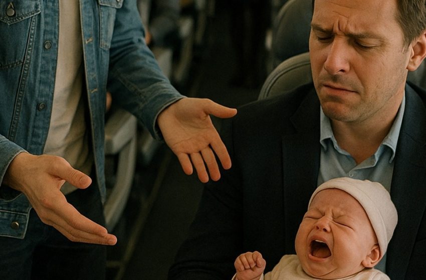  Il bambino di un miliardario piangeva senza tregua sull’aereo… finché un ragazzo povero non fece l’impensabile.